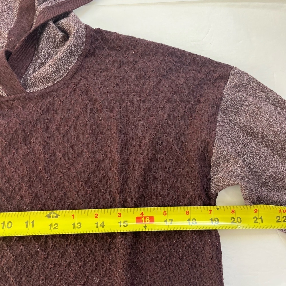 Smartwool Shadow Pine Pullover Hooded Top Size Me… - image 8